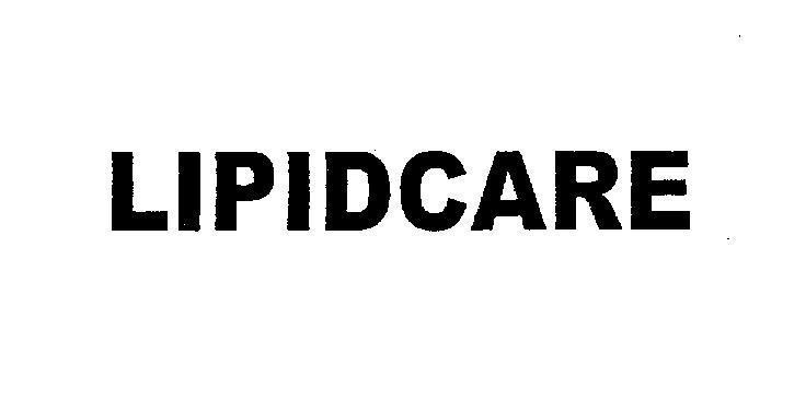 Mẫu nhãn hiệu LIPIDCARE