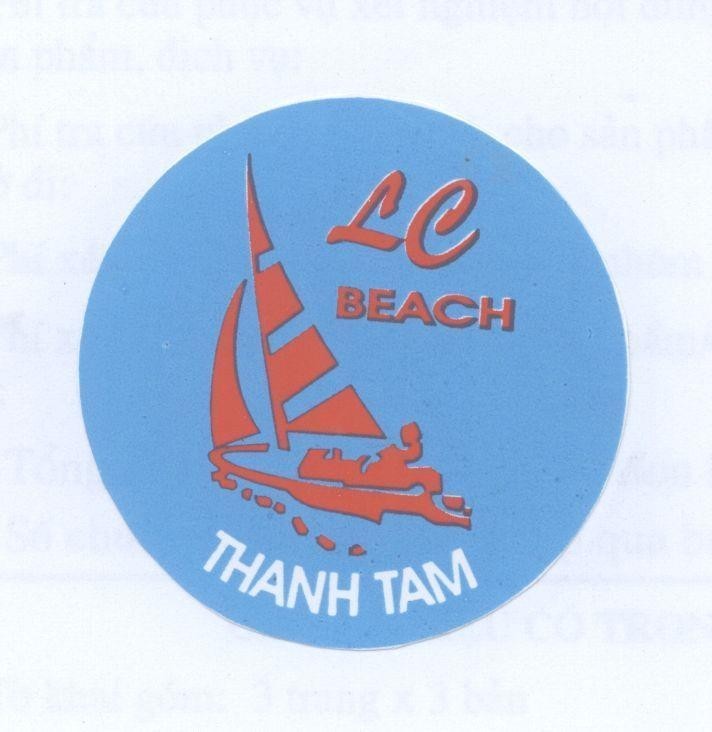 Mẫu nhãn hiệu LC BEACH THANH TAM