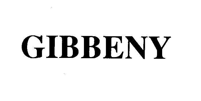 Mẫu nhãn hiệu GIBBENY
