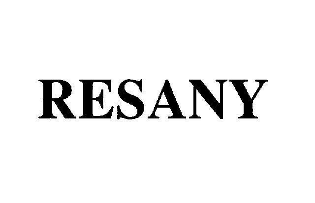 Mẫu nhãn hiệu RESANY
