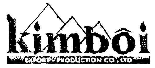 Mẫu nhãn hiệu Kimbôi EXPORT - PRODUCTION CO, LTD