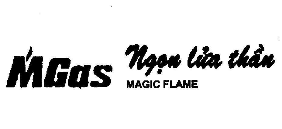 Mẫu nhãn hiệu M'Gas MAGIC FLAME Ngọn lửa thần