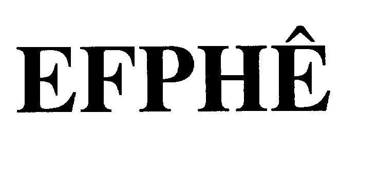 Mẫu nhãn hiệu EFPHÊ