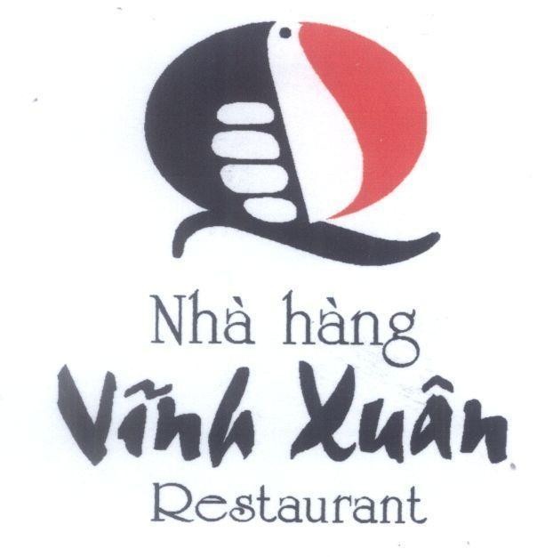 Mẫu nhãn hiệu Nhà hàng Vĩnh Xuân RESTAURANT