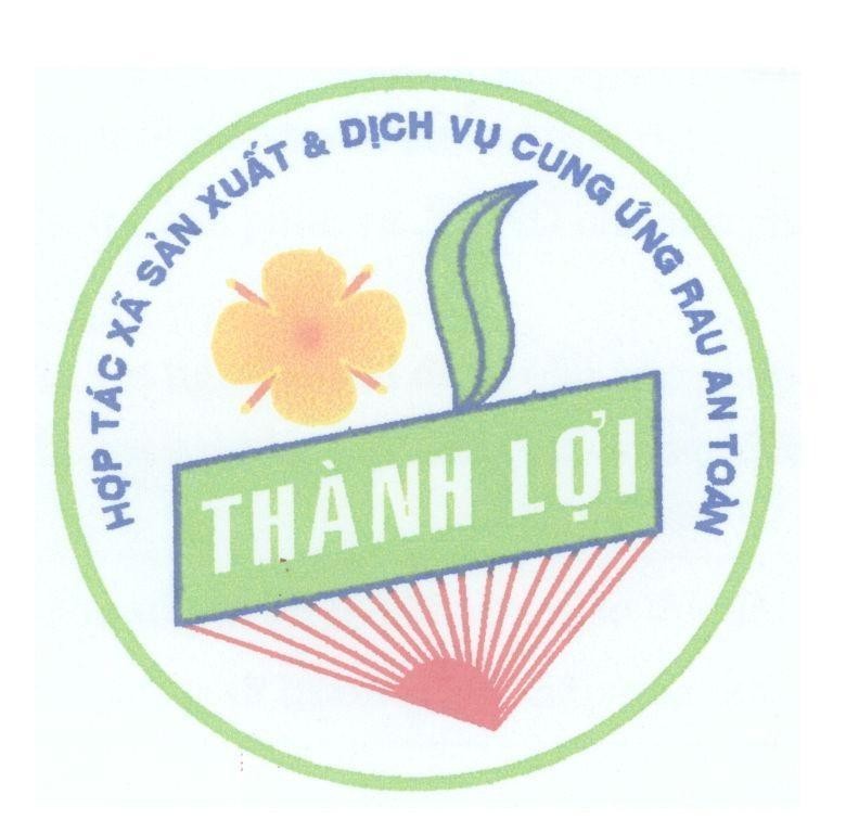 Mẫu nhãn hiệu Thành Lợi Hợp tác xã sản xuất&dịch vụ cung ứng rau an toàn