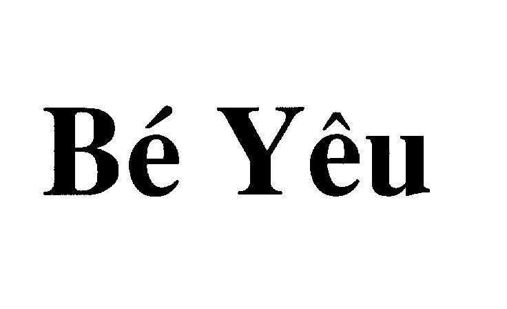 Mẫu nhãn hiệu Bé yêu