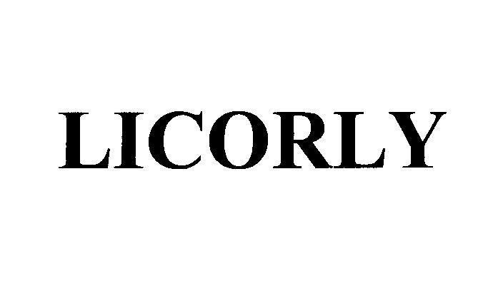 Mẫu nhãn hiệu LICORLY