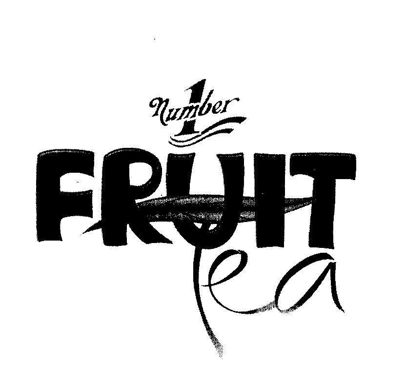 Mẫu nhãn hiệu Number 1 FRUIT TEA