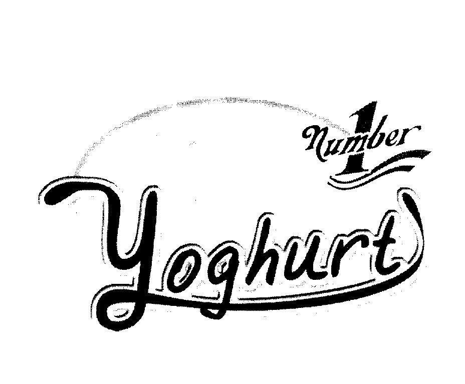 Mẫu nhãn hiệu Number 1 Yoghurt