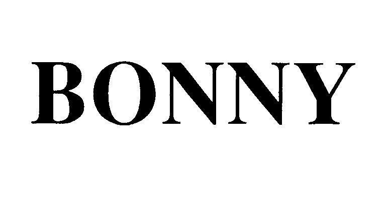 Mẫu nhãn hiệu BONNY