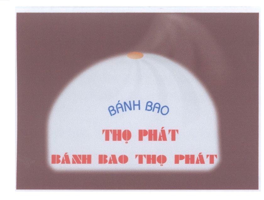 Mẫu nhãn hiệu Bánh bao Thọ Phát