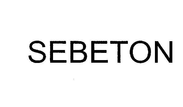 Mẫu nhãn hiệu SEBETON