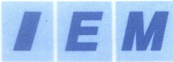 Mẫu nhãn hiệu I E M IEM
