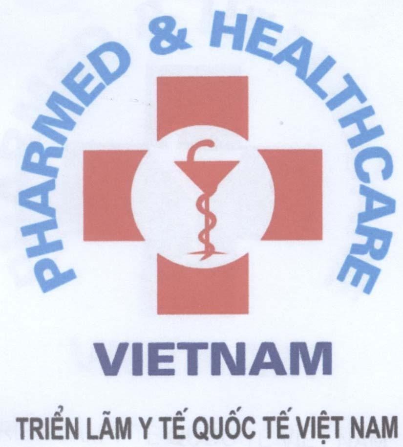 Mẫu nhãn hiệu PHARMED & HEALTHCARE VIETNAM triển lãm y tế quốc tế Việt Nam
