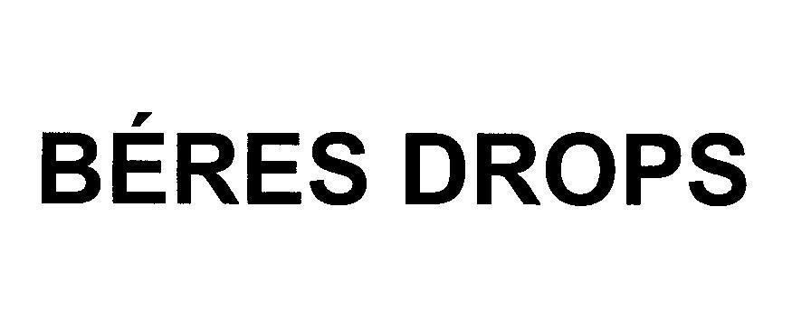 Mẫu nhãn hiệu Béres drops