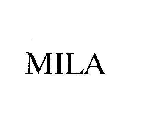 Mẫu nhãn hiệu MILA