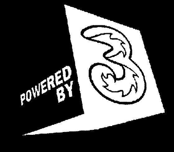 Mẫu nhãn hiệu POWERED BY 3