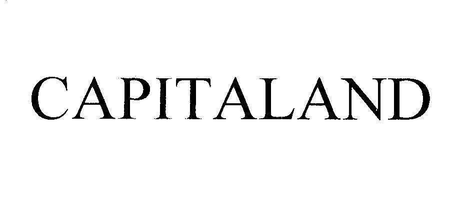Mẫu nhãn hiệu CAPITALAND