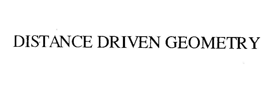 Mẫu nhãn hiệu DISTANCE DRIVEN GEOMETRY