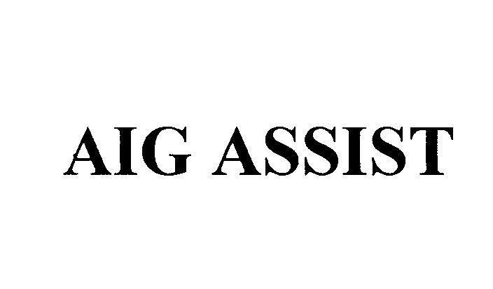 Mẫu nhãn hiệu AIG ASSIST