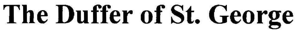 Mẫu nhãn hiệu The Duffer of St. George