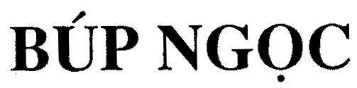 Mẫu nhãn hiệu Búp Ngọc