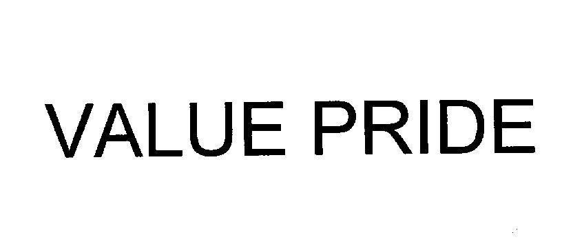 Mẫu nhãn hiệu VALUE PRIDE