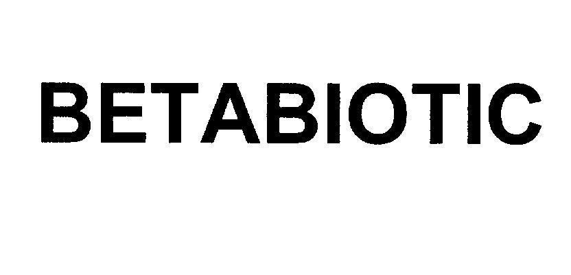 Mẫu nhãn hiệu BETABIOTIC