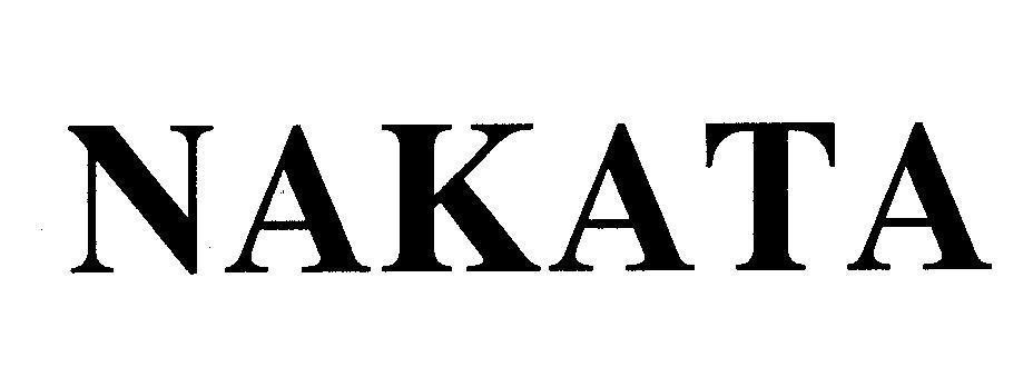Mẫu nhãn hiệu NAKATA