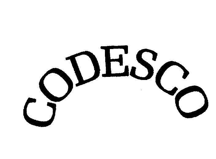 Mẫu nhãn hiệu CODESCO