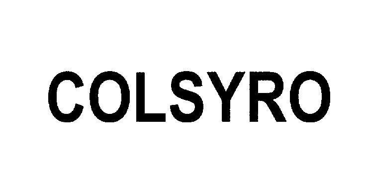 Mẫu nhãn hiệu COLSYRO