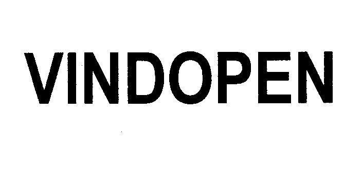 Mẫu nhãn hiệu VINDOPEN