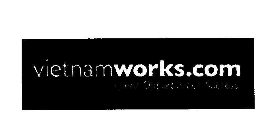 Mẫu nhãn hiệu vietnamworks.com Talent. Opportunities. Success.