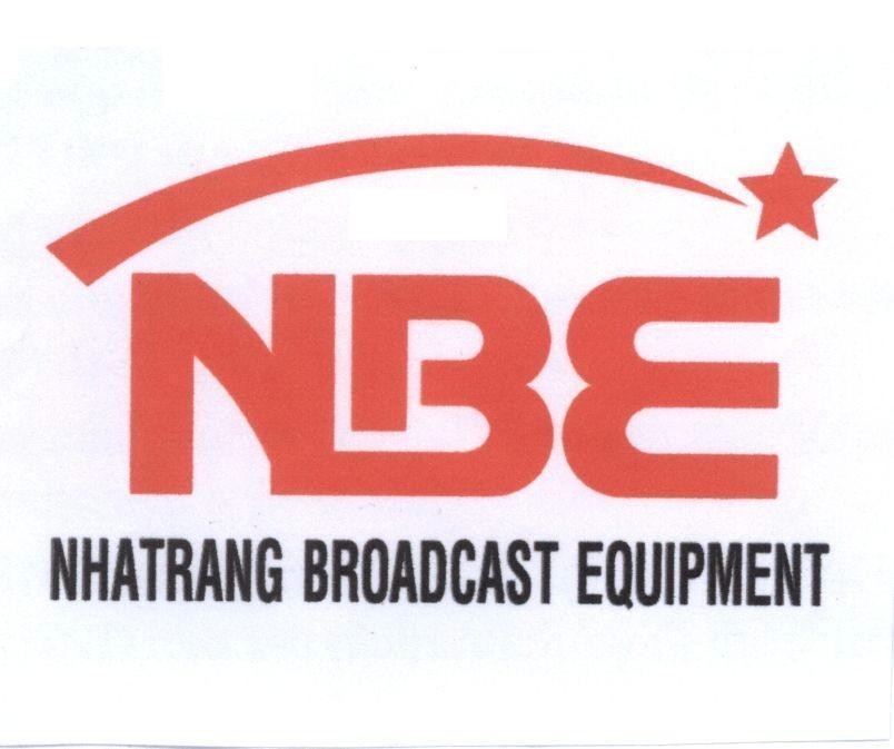Mẫu nhãn hiệu NBE NHATRANG BROADCAST EQUIPMENT