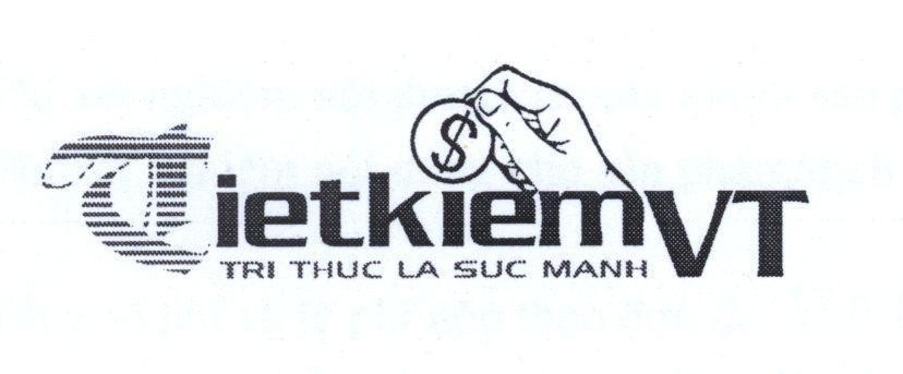 Mẫu nhãn hiệu Tiết kiệm VT tri thức là sức mạnh
