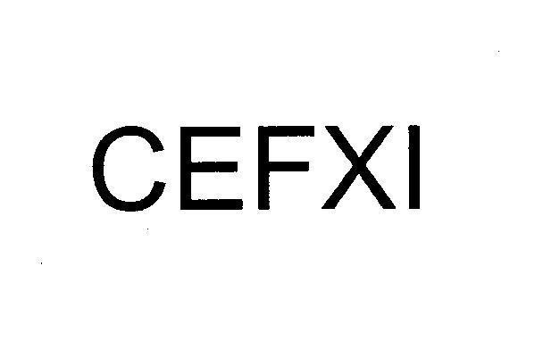 Mẫu nhãn hiệu CEFXI