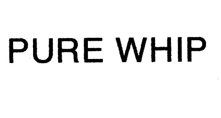 Mẫu nhãn hiệu PURE WHIP