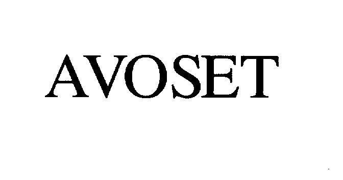 Mẫu nhãn hiệu AVOSET