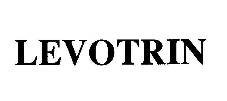 Mẫu nhãn hiệu LEVOTRIN