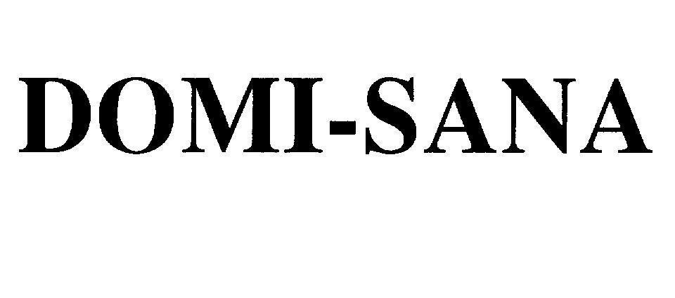 Mẫu nhãn hiệu DOMI-SANA