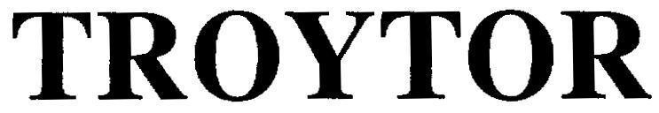 Mẫu nhãn hiệu TROYTOR