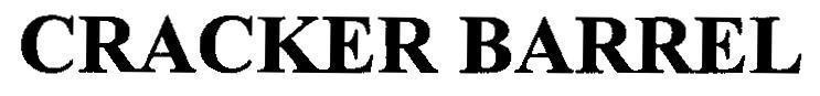 Mẫu nhãn hiệu CRACKER BARREL