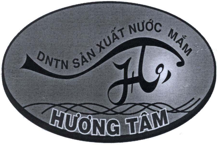 Mẫu nhãn hiệu HT DNTN sản xuất nước mắm Hương Tâm