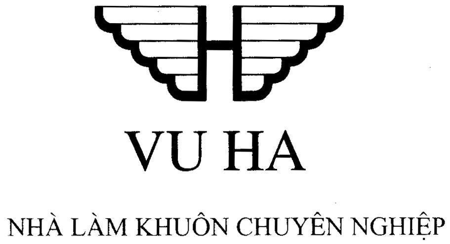 Mẫu nhãn hiệu VU HA VHV V H Nhà làm khuôn chuyên nghiệp