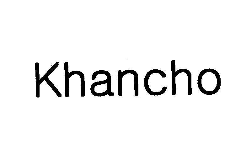 Mẫu nhãn hiệu Khancho