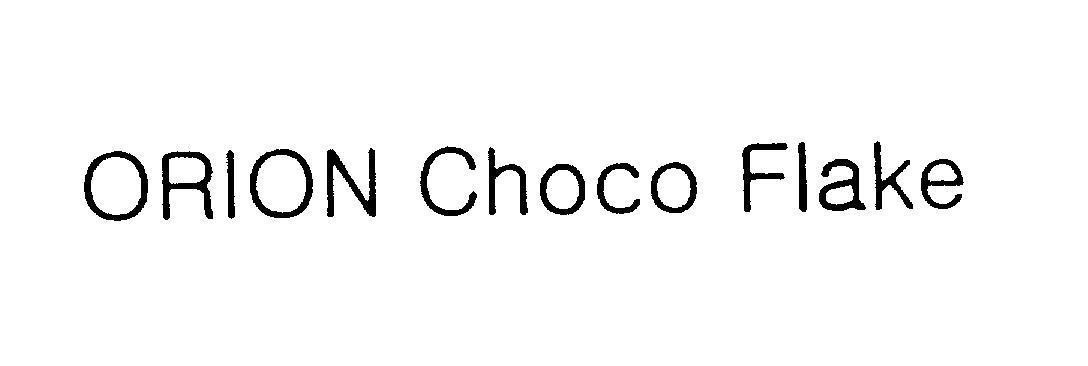 Mẫu nhãn hiệu ORION CHOCO FLAKE