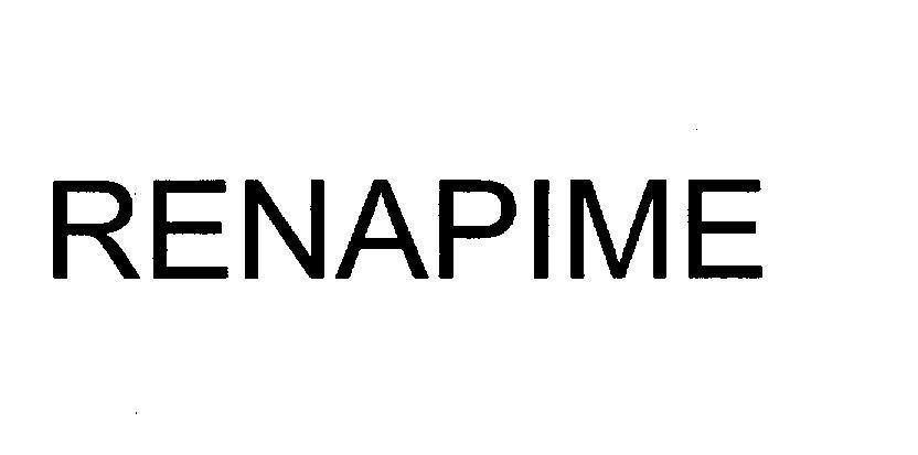 Mẫu nhãn hiệu RENAPIME