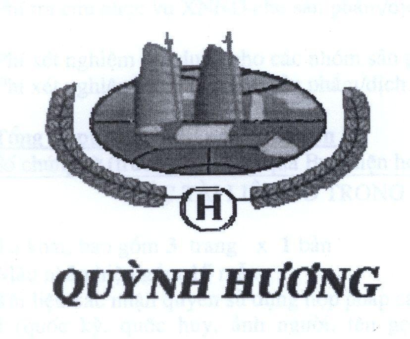 Mẫu nhãn hiệu Quỳnh Hương H