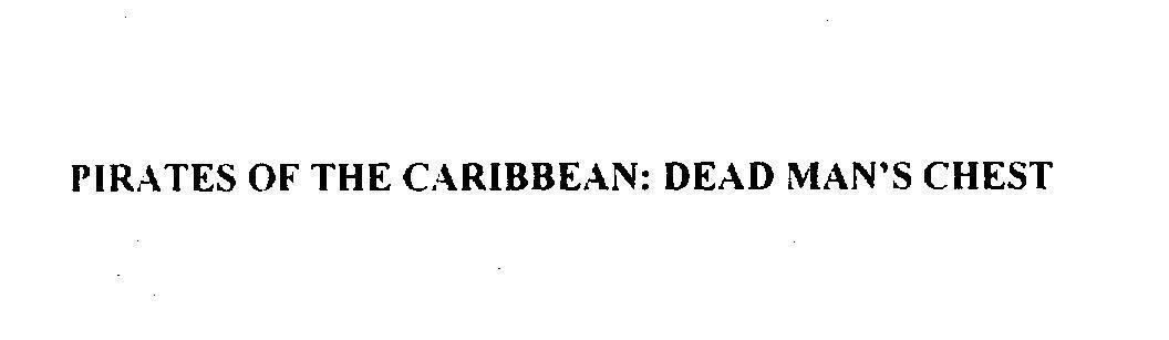 Mẫu nhãn hiệu PIRATES OF THE CARIBBEAN: DEAD MAN'S CHEST