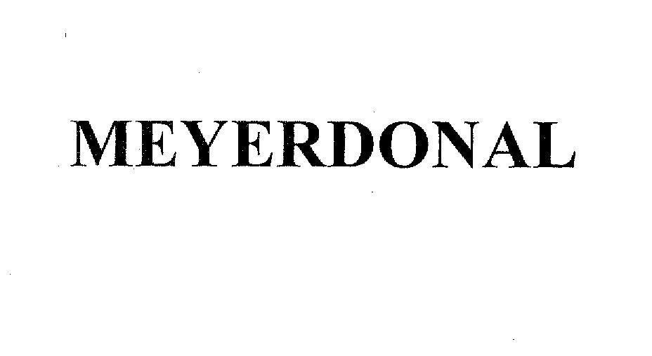 Mẫu nhãn hiệu MEYERDONAL